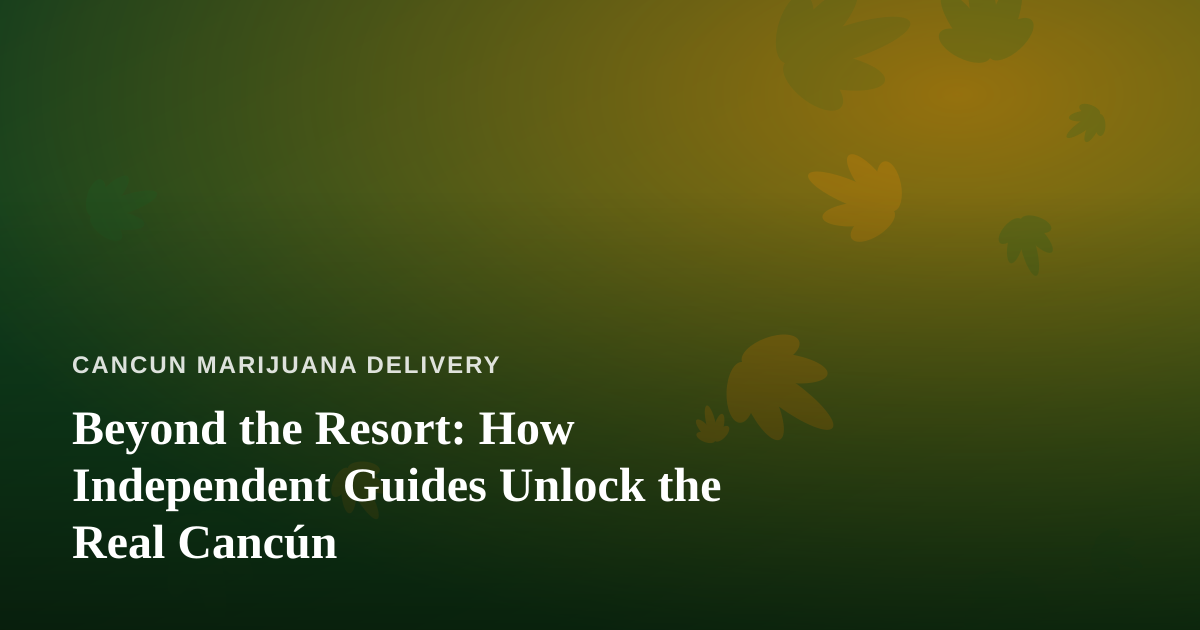 Beyond the Resort: How Independent Guides Unlock the Real Cancún