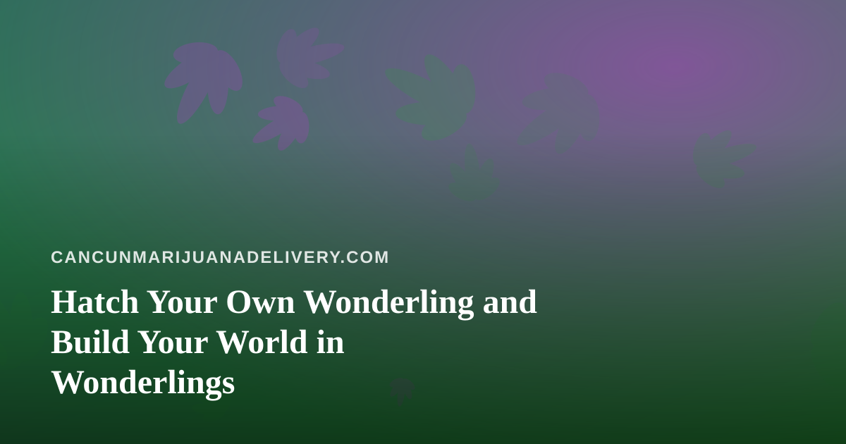Hatch Your Own Wonderling and Build Your World in Wonderlings
